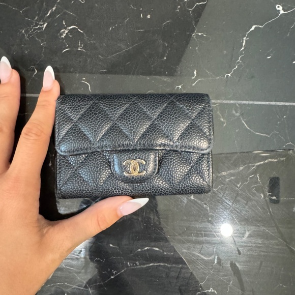 Chanel Timeless/Classique leather wallet Very good condition Black, Leather - Picture 2 of 3